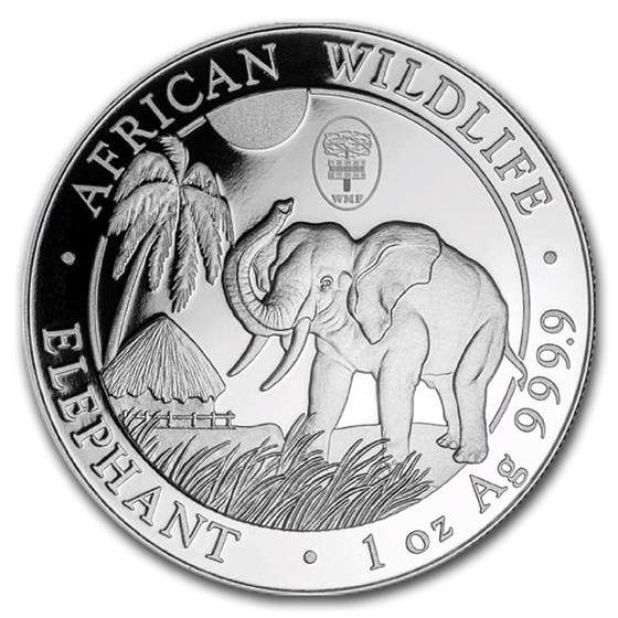 2017 Somalia 1 oz Silver Elephant (Berlin WMF Privy Mark) 2017 Somalia 1 oz Silver Elephant (Berlin WMF Privy Mark)